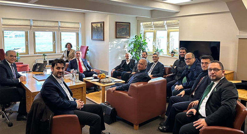 İSTANBUL TİCARET ODASI BAŞKAN YARDIMCISI SAYIN MEHMET DEVELİOĞLU'NA HAYIRLI OLSUN ZİYARETİ