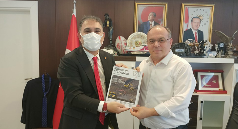Genel Başkanımız Bülent Şen, T.C. Enerji ve Tabii Kaynaklar Bakan Yardımcımız Şeref Kalaycı'yı Ankara'daki makamında ziyaret etti.