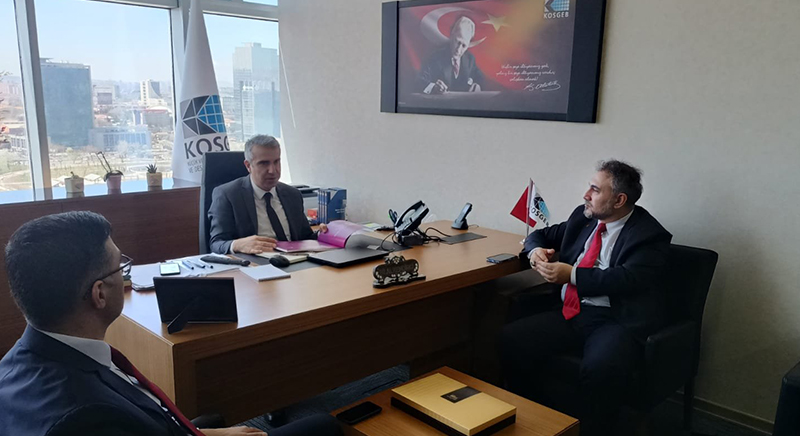 KOSGEB Başkan Yardımcısı Bilal Kendirci'yi Ziyaret