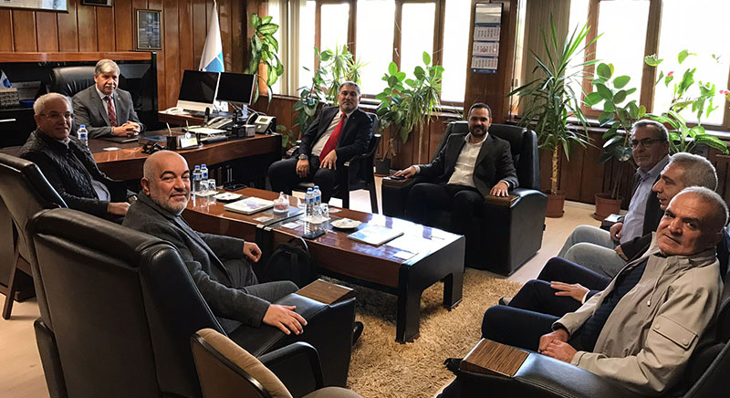 TEİAŞ ELAZIĞ 13. BÖLGE MÜDÜRÜ AHMET SARAÇ'I, MAKAMINDA ZİYARET