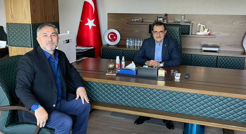 GENEL BAŞKANIMIZ BÜLENT ŞEN, ENERJİ VE TABİİ KAYNAKLAR BAKANIMIZ FATİH DÖNMEZ'İ ZİYARET ETTİ.