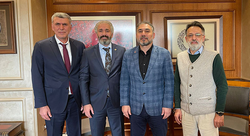 KOZA HOLDİNG Genel Müdürü Mahmut Çelik’i Ankara’daki makamında ziyaret