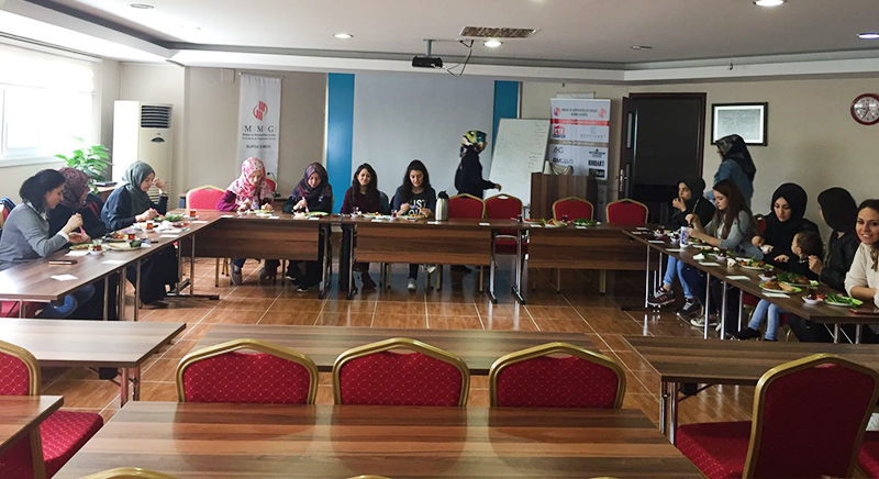 MMG Bursa Şubesi’nde bayan üyeler “Kahvaltılı Tanışma Toplantısı” gerçekleştirdi