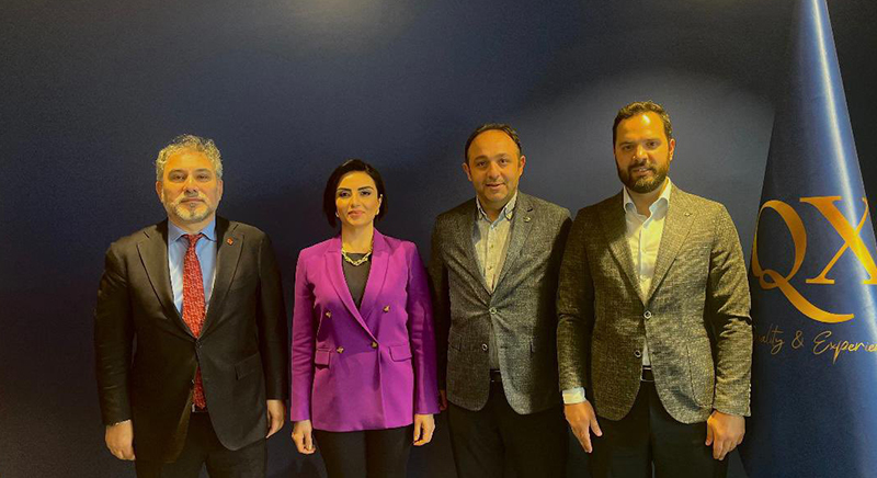 QX Kurucusu İbrahim Bozkurt ve QX CEO'su Hatice Bilge Algın'a Ziyaret