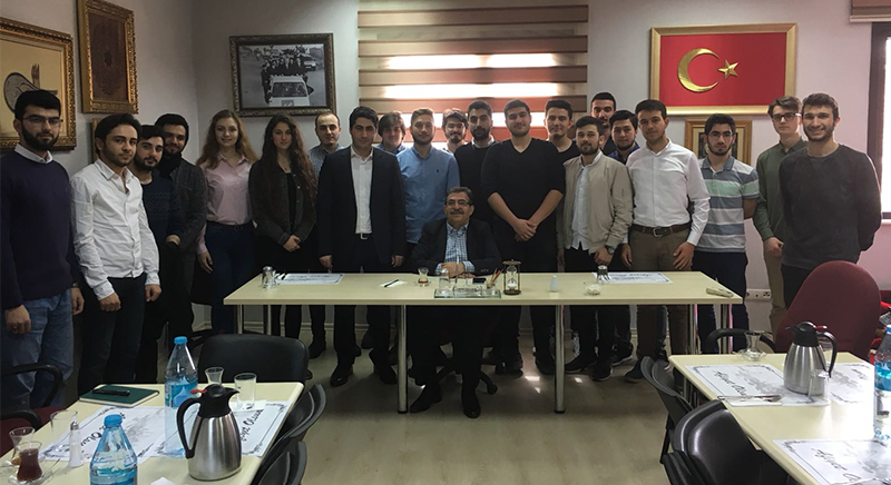 Üniversiteli MMG’den İdris Güllüce’ye ziyaret