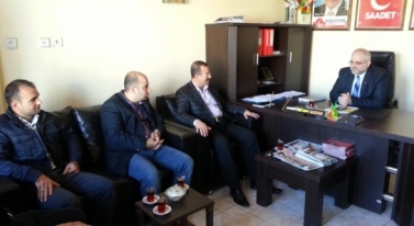 Saadet Partisi İl Başkanlığı Ziyaret