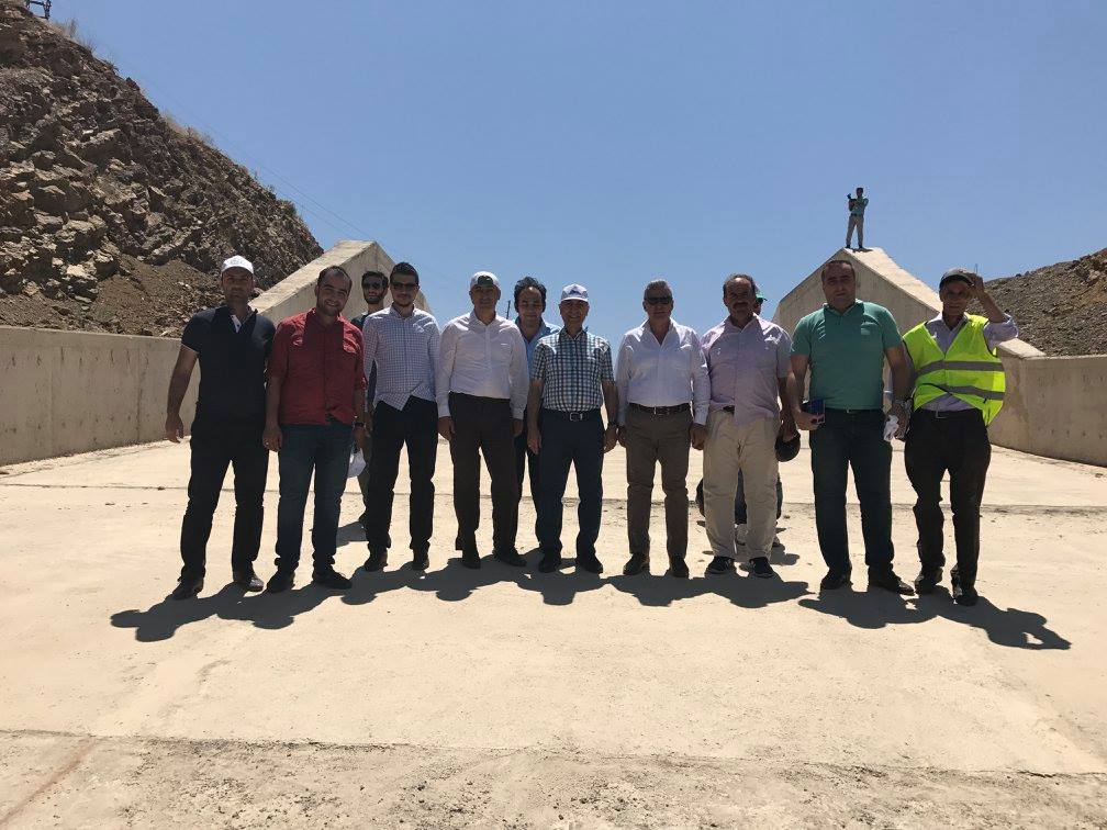 MMG Elazığ Şubesi Hamzabey Baraj inşaatında incelemelerde bulundu